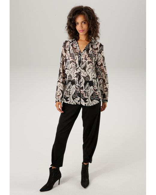 Aniston CASUAL Gray Bluse