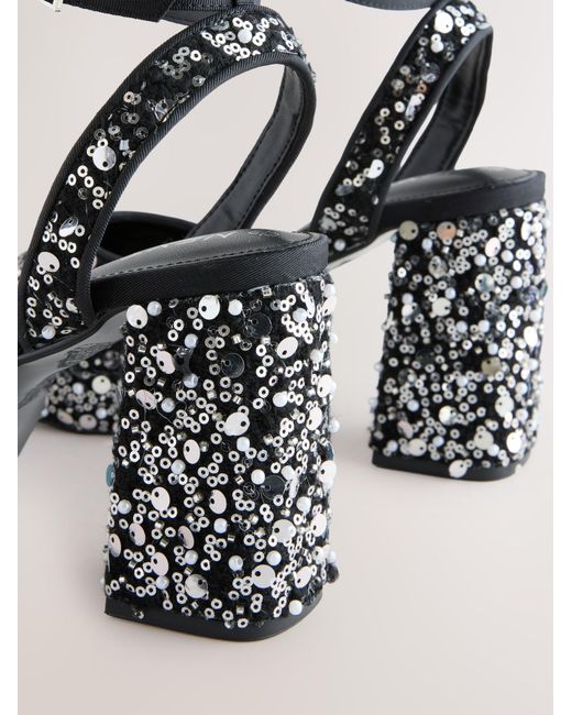 Next Black Riemensandale Forever Comfort
