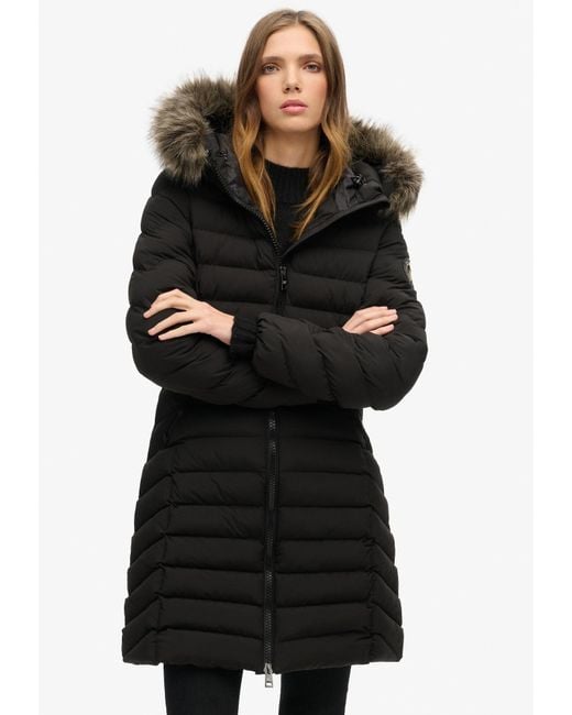 Superdry Black Mantel Fuji