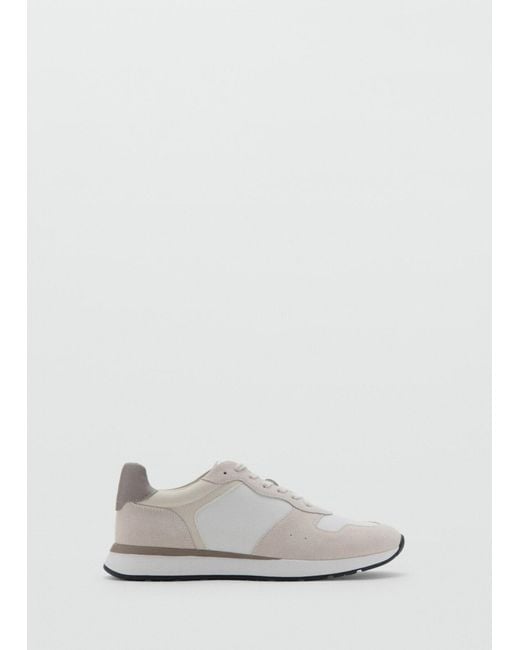 Mango Sneaker Low in White für Herren