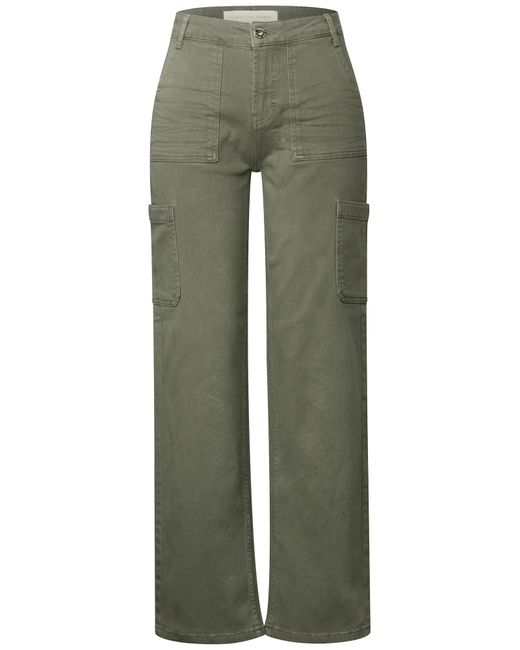 STREET ONE STUDIO Green Cargohose