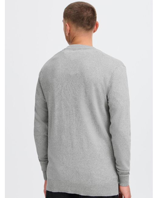 Solid Strickjacke Akalma in Gray für Herren
