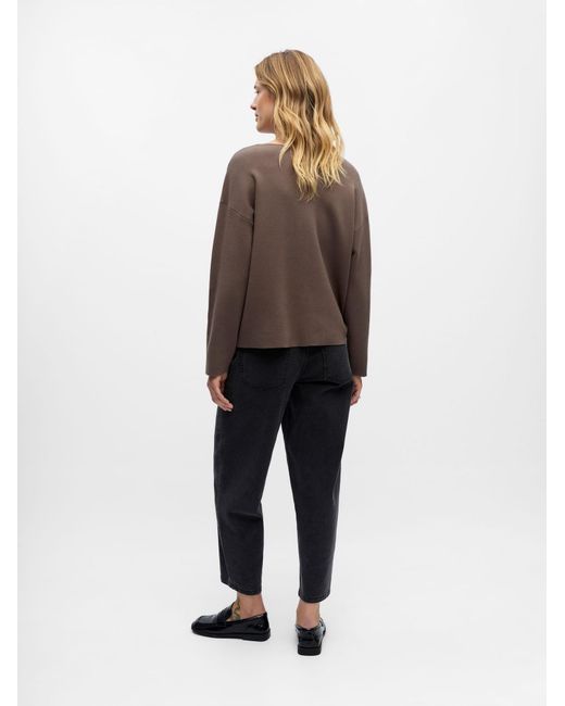 Object Brown Pullover Objreynard