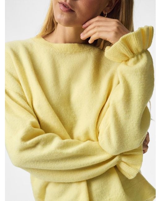 Pieces Yellow Pullover Pcsally