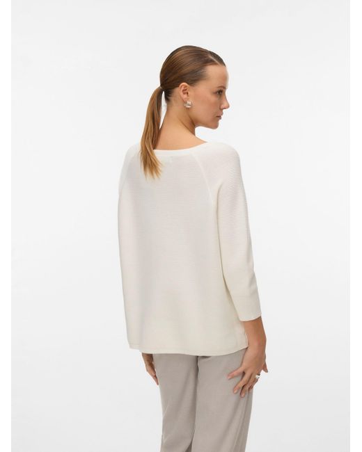 Vero Moda White Pullover Vmnew Nora