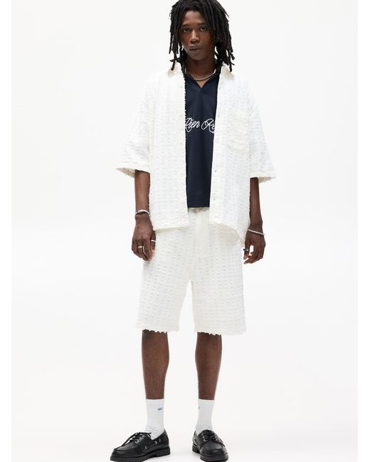 Pull&Bear Hemd in White für Herren
