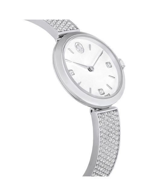 Swarovski Uhr in Metallic für Herren