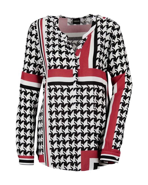 Madeleine Red Bluse
