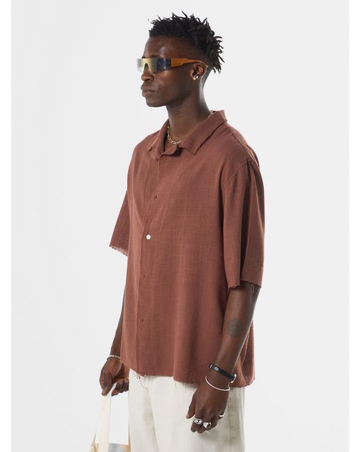 VAMOS CLO Hemd Irving in Brown für Herren