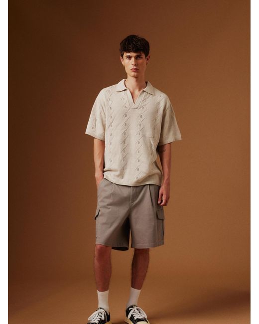 Solid Bermudas Sdethan in Natural für Herren