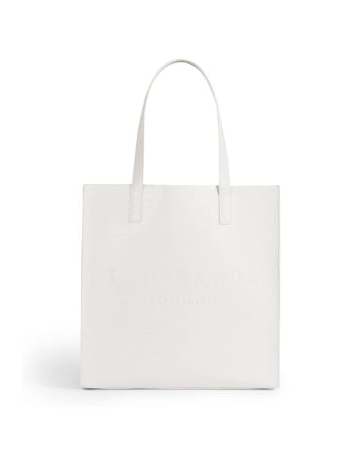 Ted Baker White Shopper Croccon