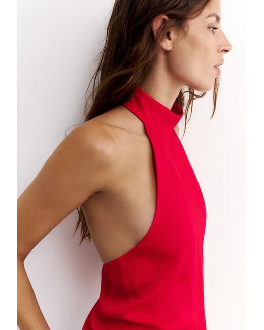 Pull&Bear Red Top