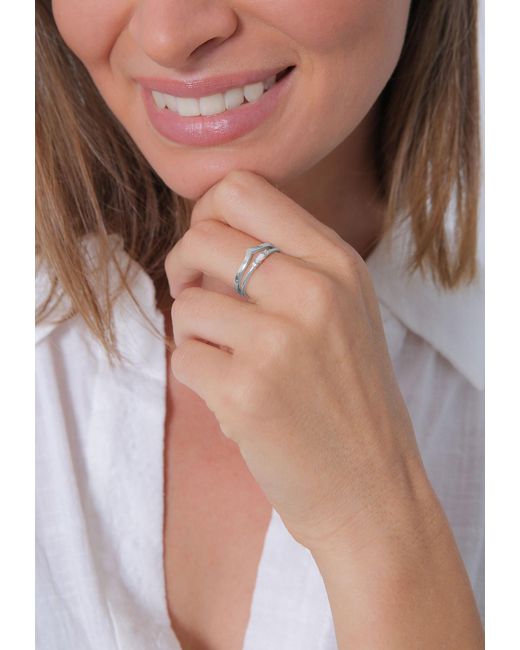 Elli Jewelry Multicolor Ring opal