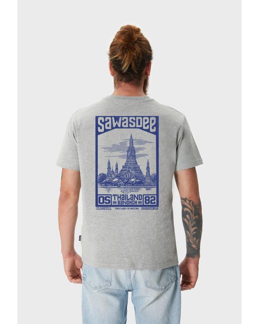 Oldskull T-Shirt Asian Sawadtee in Gray für Herren