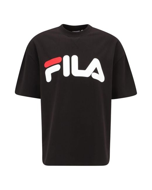 Fila T-shirt 'lowell' in Black für Herren