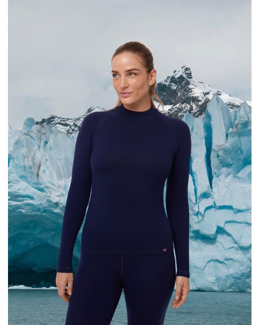 Danish Endurance Blue Langarmshirt Extreme Merino Ls