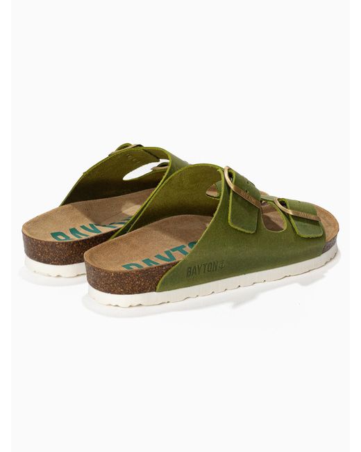 Bayton Green Pantolette 'Atlas'