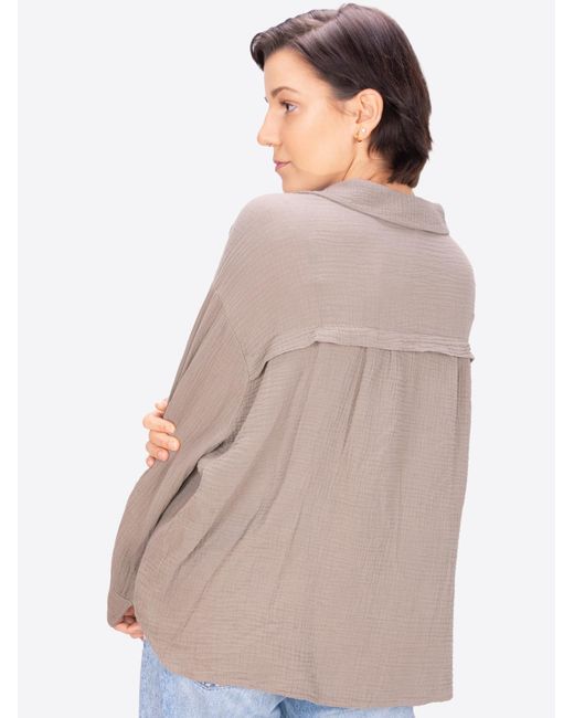 Seasons of April Gray Bluse Sasha