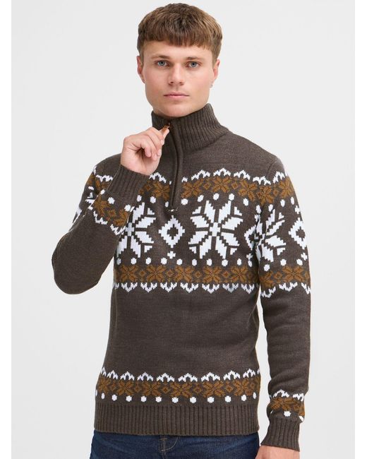 Solid Pullover Norwin in Gray für Herren