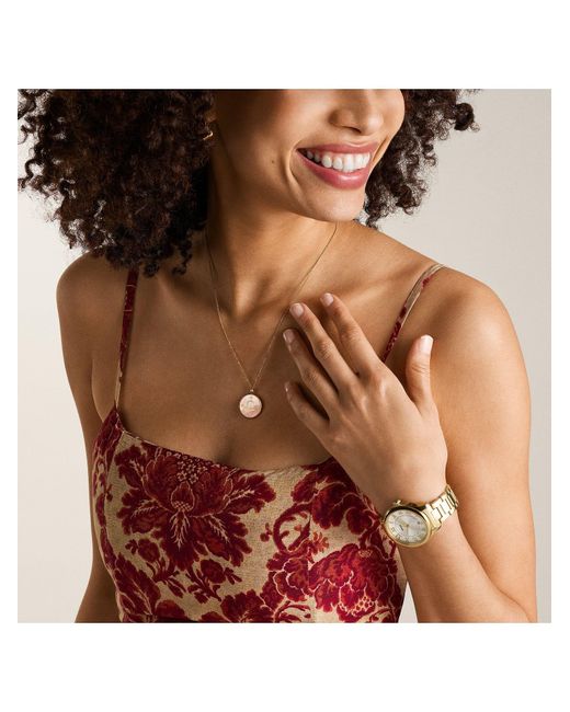 Fossil White Kette
