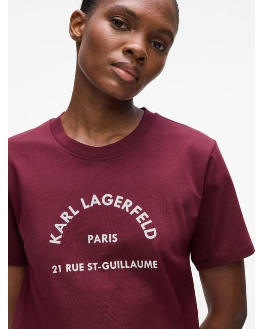 Karl Lagerfeld Red T-Shirt
