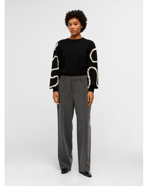 Object Gray Bügelfaltenhose