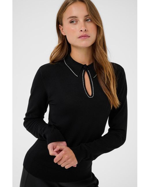 Kaffe Black Pullover Kajada