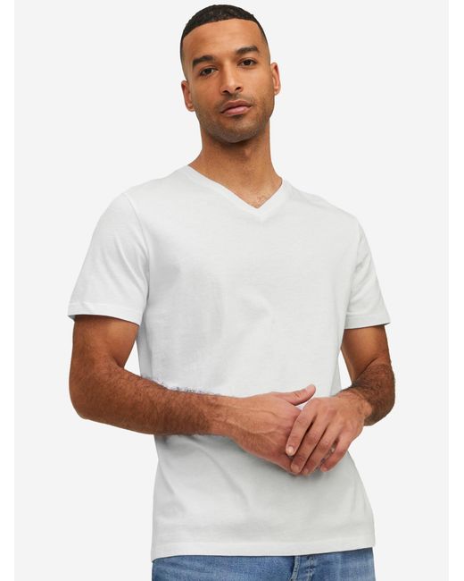 Jack & Jones Shirt Cotton Basic in White für Herren
