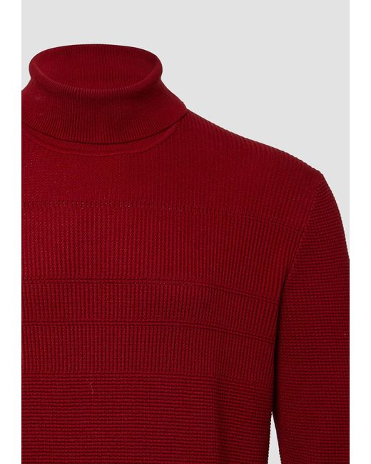 S.oliver Pullover in Red für Herren