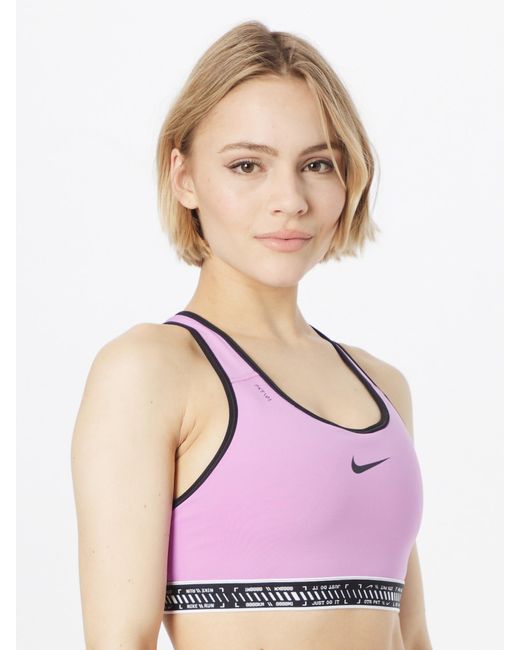 Nike Nike sport-bh in Pink | Lyst AT