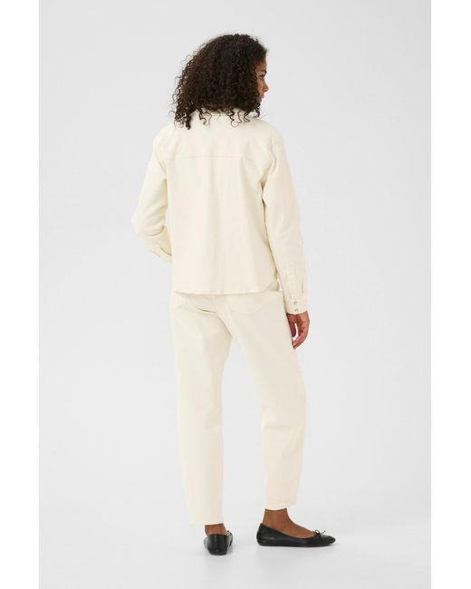 Kaffe White Bluse Whitney