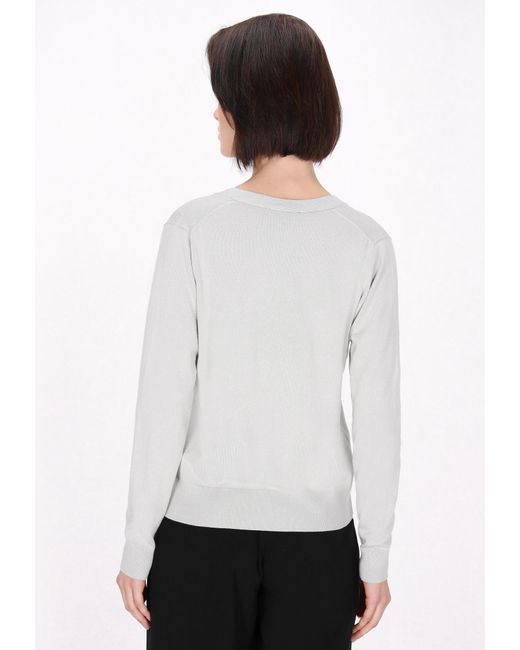 usha BLACK LABEL White Strickjacke