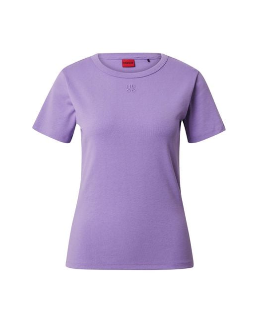 HUGO Purple T-shirt 'deloris'
