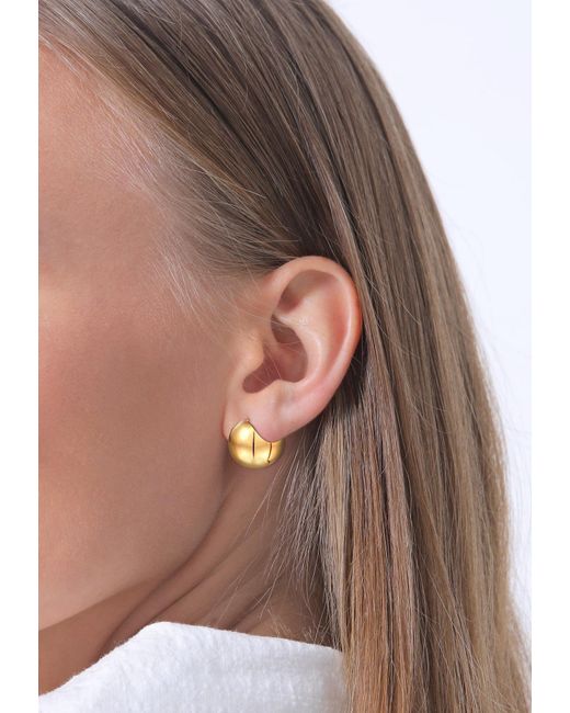 Elli Premium Metallic Ohrringe Creolen