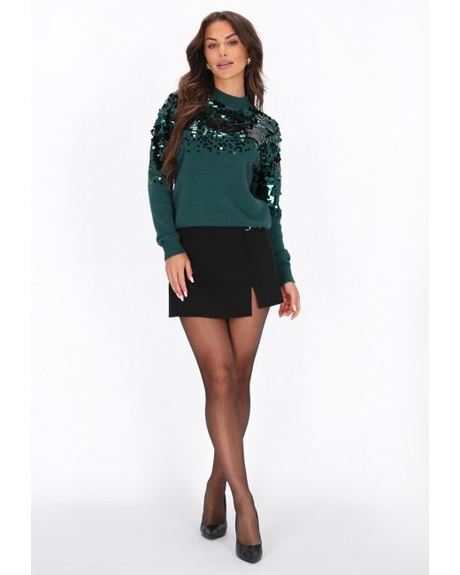 faina Green Pullover