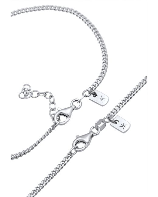 Kuzzoi Schmuckset in Metallic für Herren
