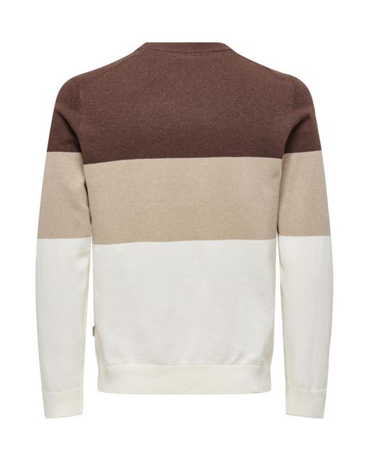 Only & Sons Pullover Onsrex in Multicolor für Herren