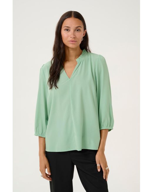 Kaffe Green Bluse 'Katja'