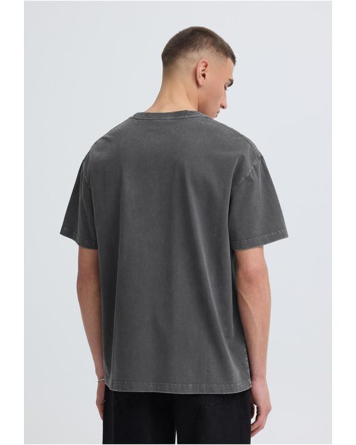 Solid T-Shirt Sdvardel in Gray für Herren