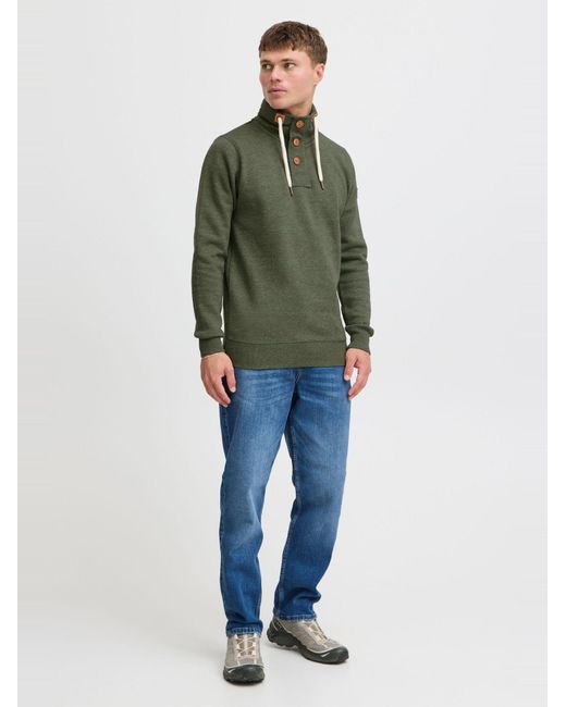 Solid Sweatshirt Trip in Green für Herren