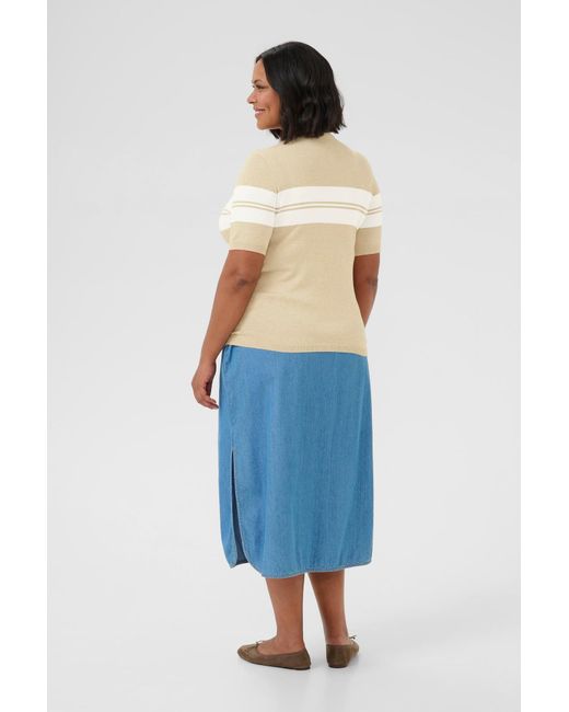 Kaffe White Pullover Kclizzy