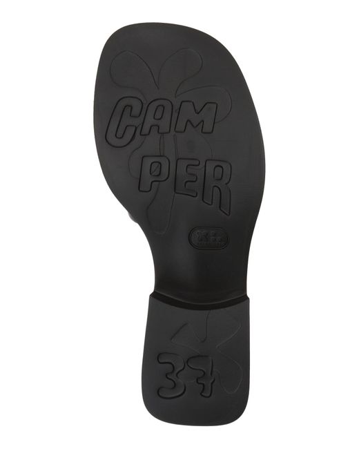 Camper Black Pantolette 'Dana'