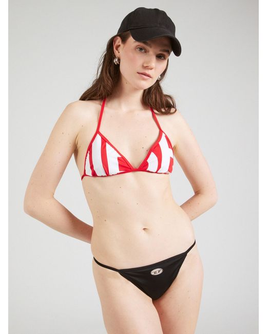 DIESEL Red Bikinitop Bfb-Sees-A