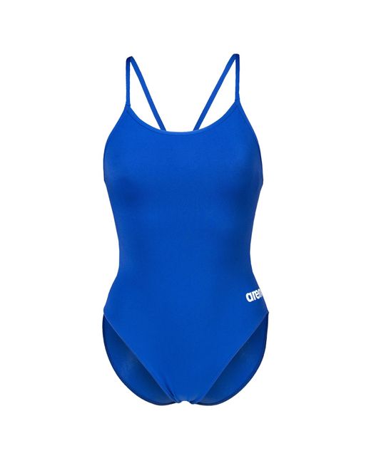 Arena Blue Badeanzug Lace Back Solid
