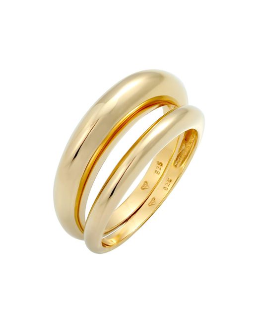 Elli Premium Metallic Ring Set