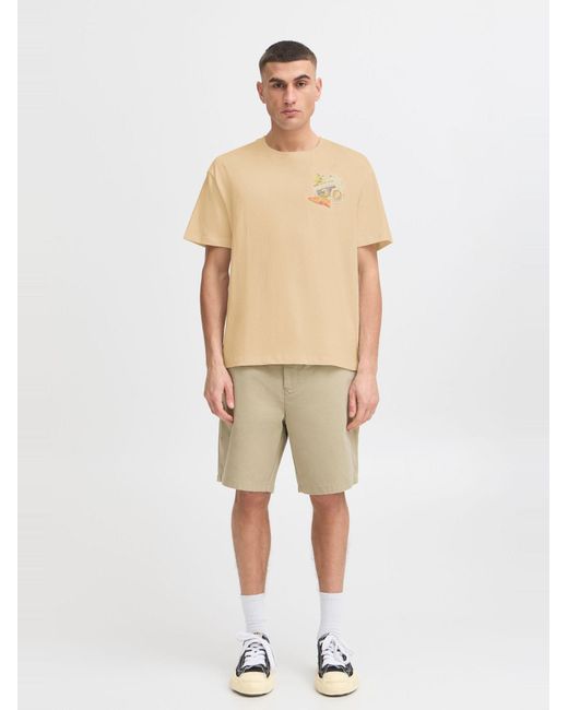 Solid Rundhalsshirt Sdpavan in White für Herren
