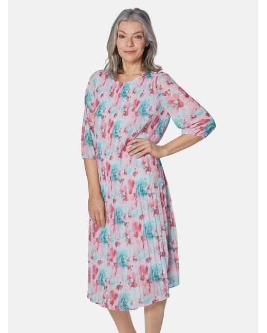 Goldner White Kleid