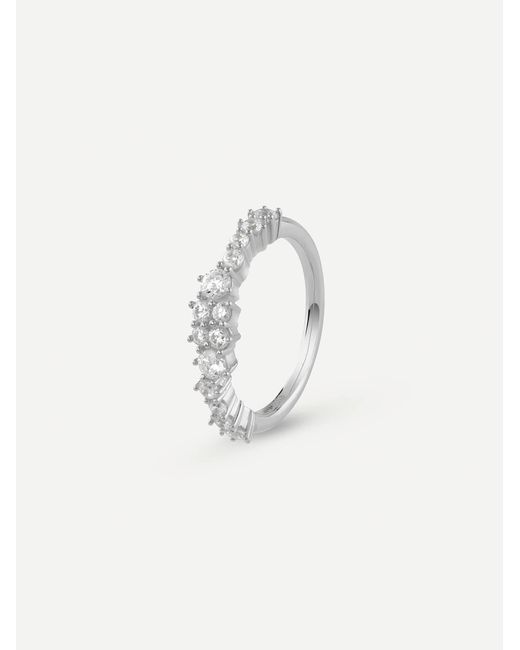 Guess White Ring Jardin