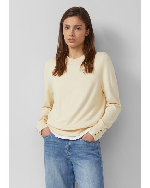 S.oliver White Strickpullover