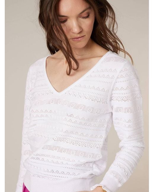 Deeluxe White Pullover